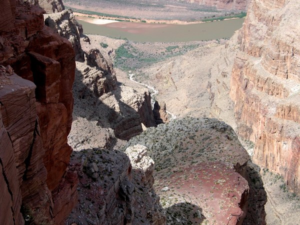 LOOKING DOWN..
