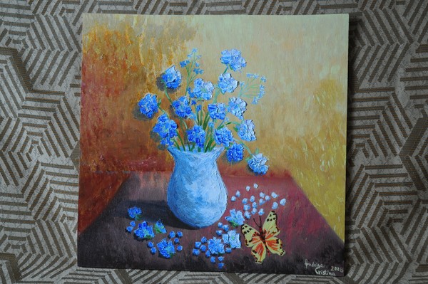 Blue flowers