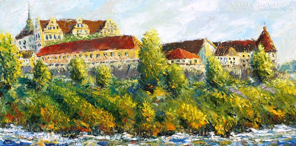knife painting Old Castle Bautzen