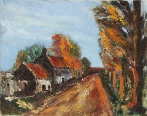 Cotswold Lane in Autumn