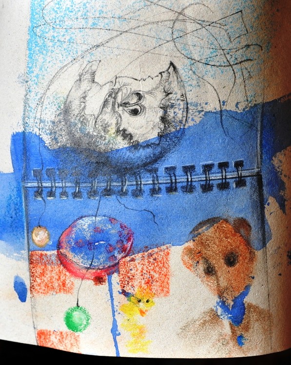 apple-moon in  the kindergarten 21x22cm