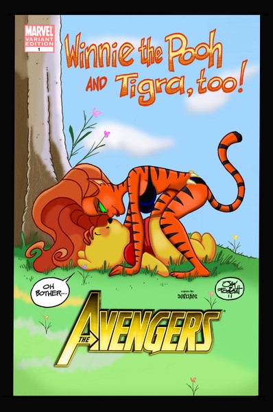 Winnie and Tigra - fourpanelhero- cb- Darcsyde