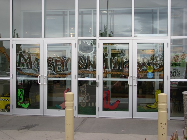 stampede windows painting