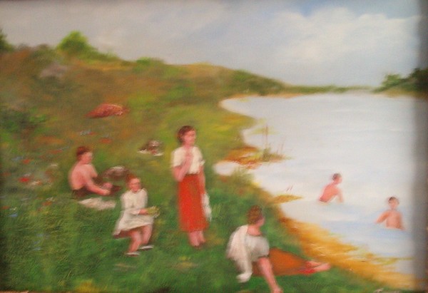 at the lake