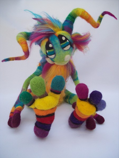 Magic Rainbow PinWheel Goblin