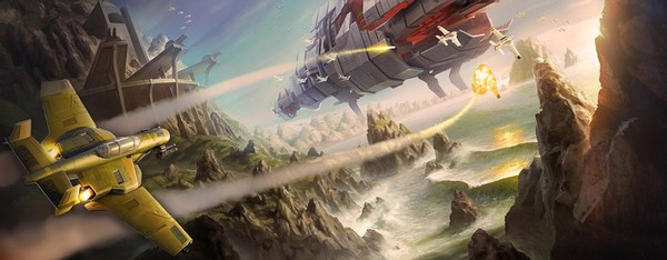 Warhawk concept painting