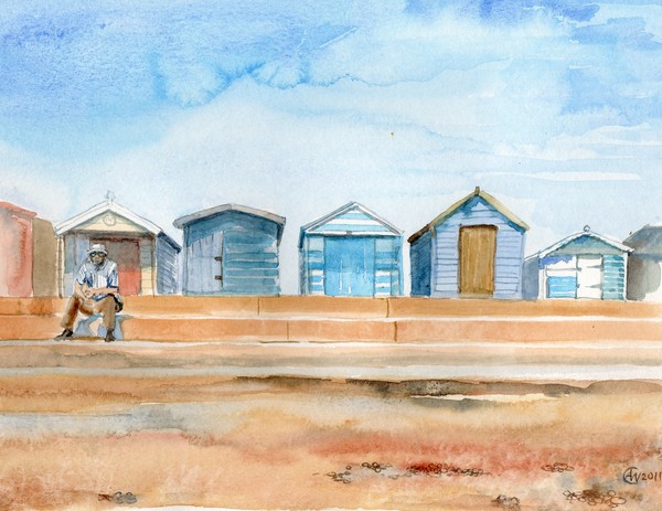 Beachhuts at Brightlingsea