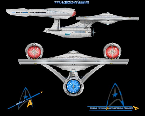 Star Trek USS Enterprise NCC 1701 