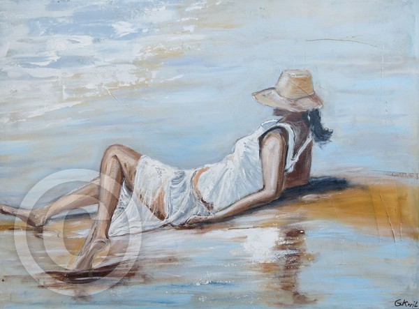 On the beach
