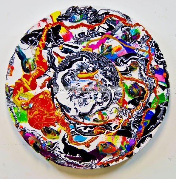 CIRCLE POLLOCK by Nathalie Dujmovic
