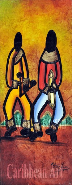 Musicians - Dominican Republic Art Print