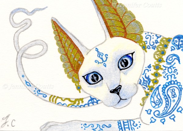 ACEO Bast Cat