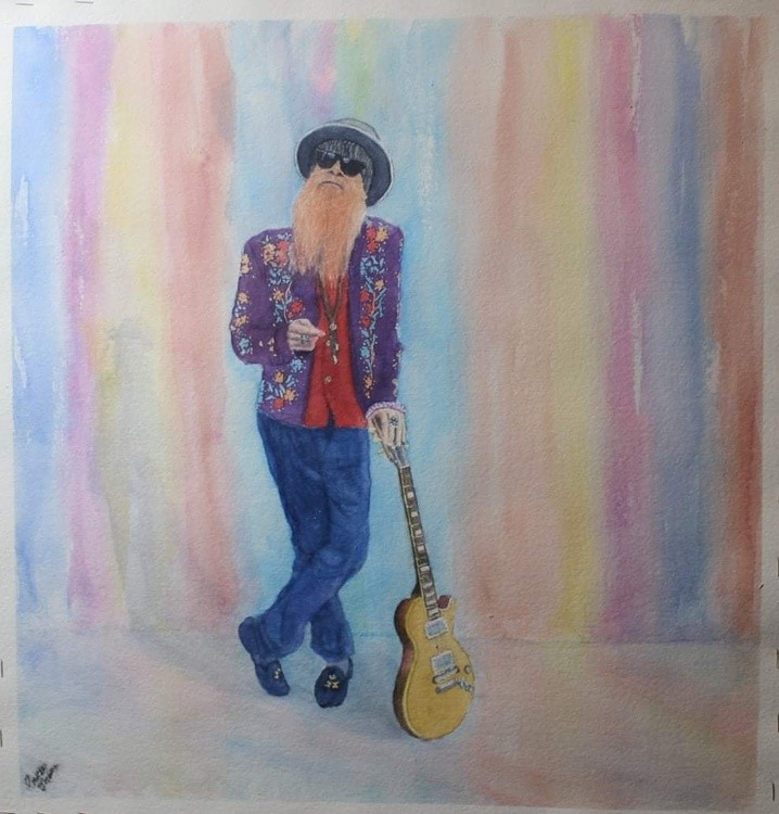 My version. Of Billy Gibbons ZZ Top