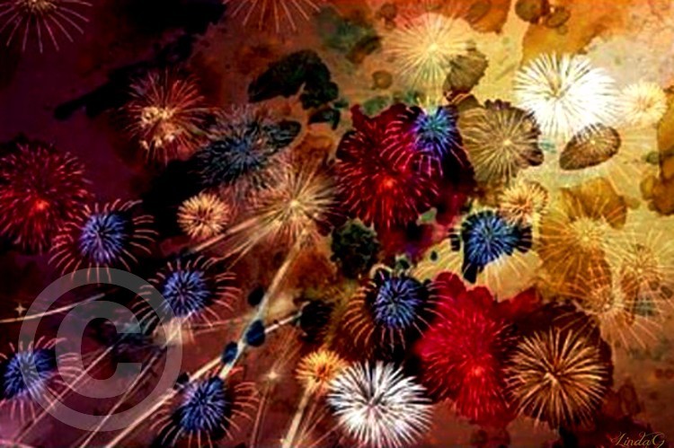 Burst of color in the sky