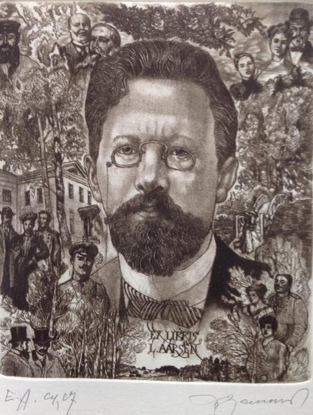 portrait of A.P.Tchekhov