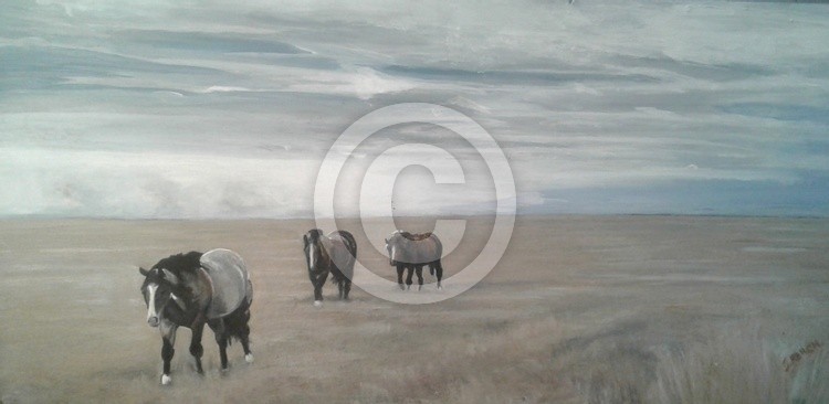 Three Piapot Horses