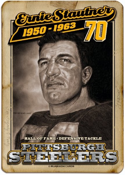 HALL OF FAMER--STEELER, ERNIE STAUTNER