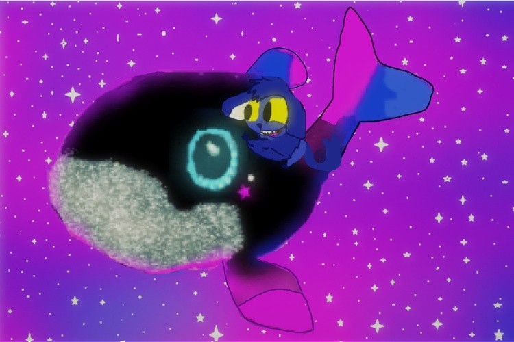  space whale Unity and  derpy lost in time in space