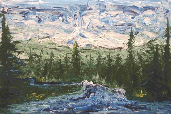 Lost Painting (Mountain River)