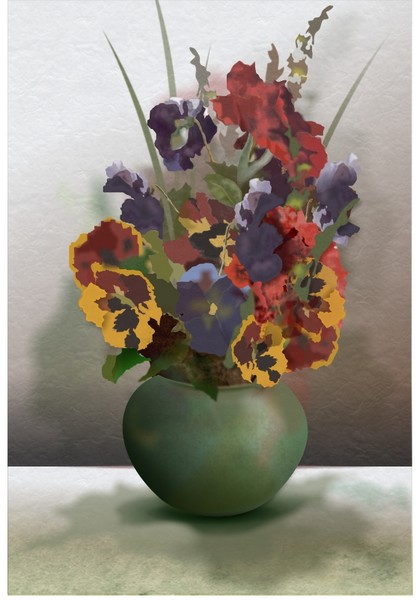 Flowers in a vase