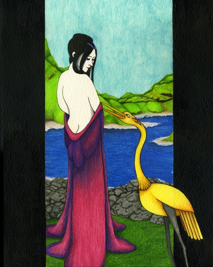 Geisha and the Crane