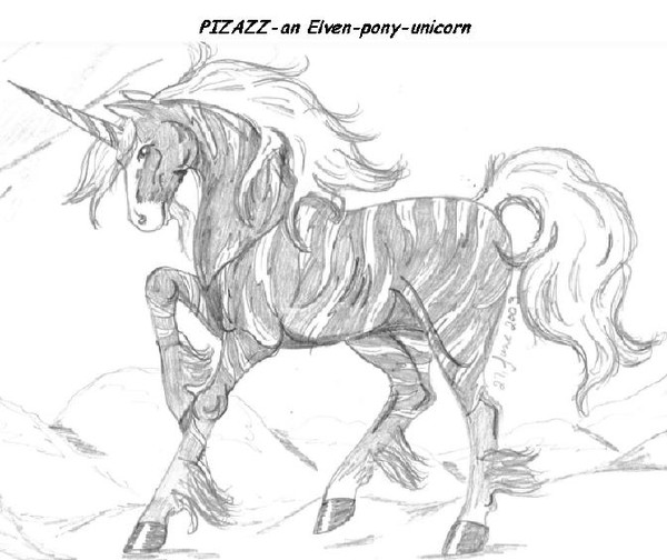 PIZAZZ (elven pony-unicorn)