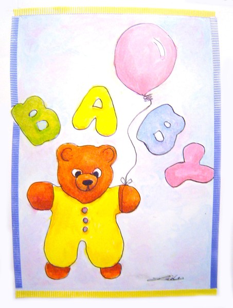Teddy with Balloon