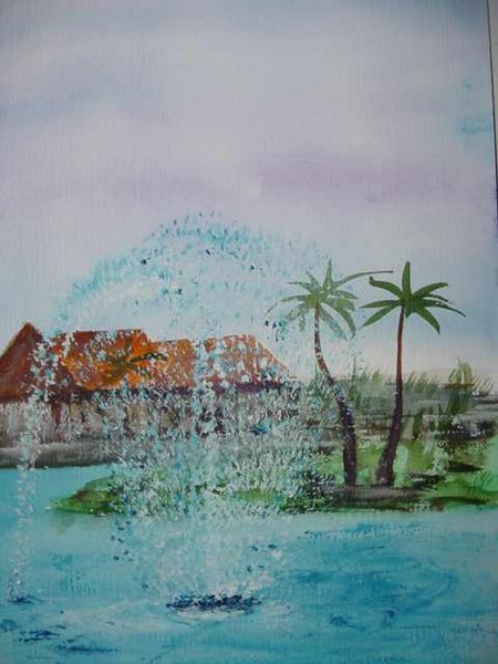 Splashing  Fountain