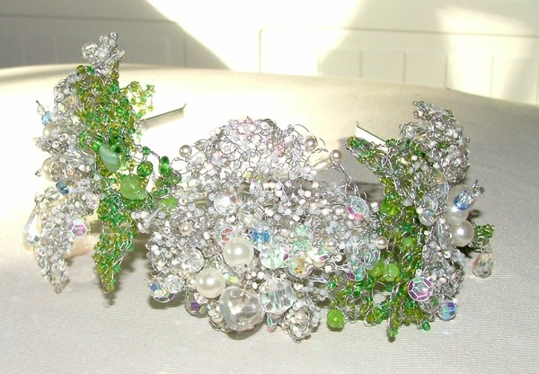Crystal & Pearl Tiara