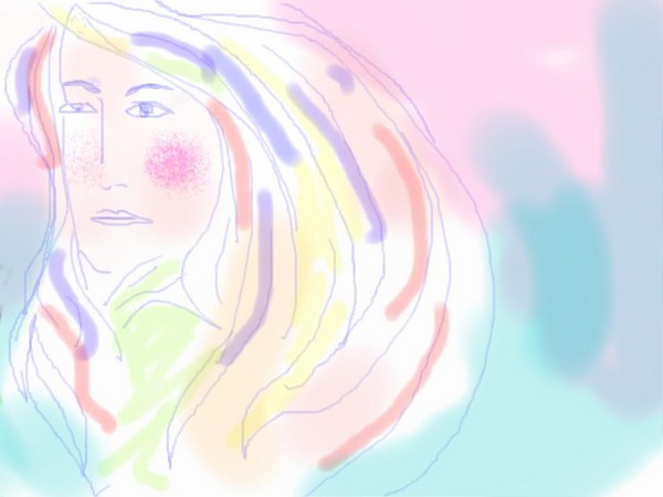 Pink face