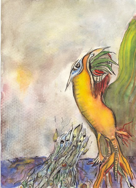 Orange Woodpecker