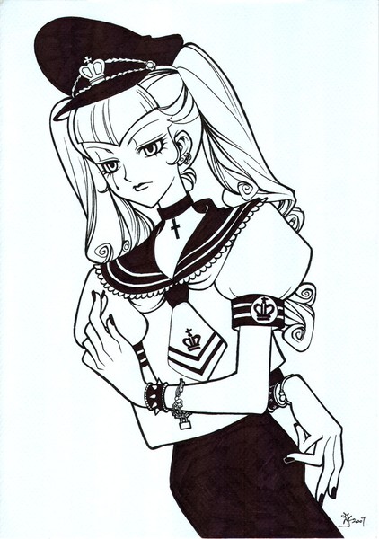 Yohko in uniform
