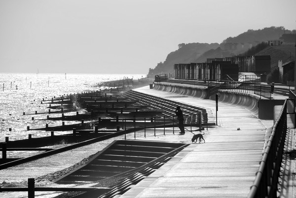 Man and Dog at Felixstowe