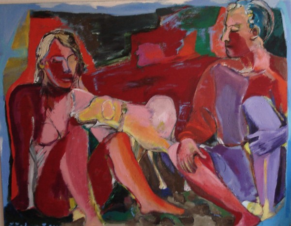 couple with dog  3