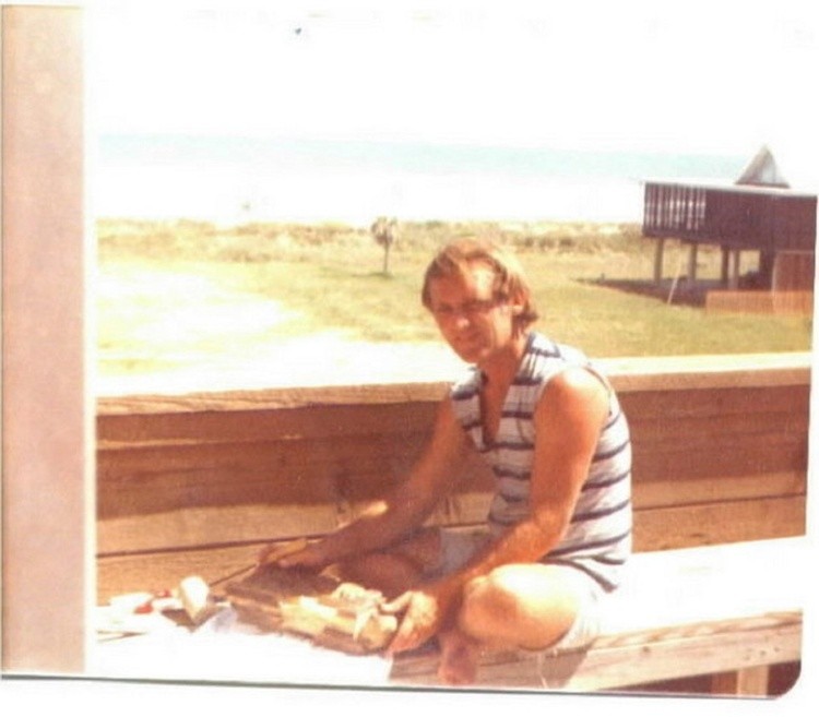 The Artist's Working Vacation...(c)..1978..elton houck...