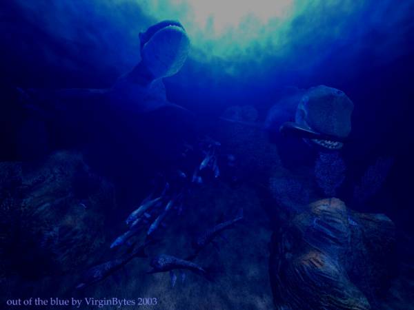 out of the blue