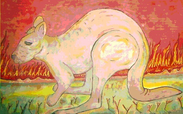 My Marsupial on a Hot Day
