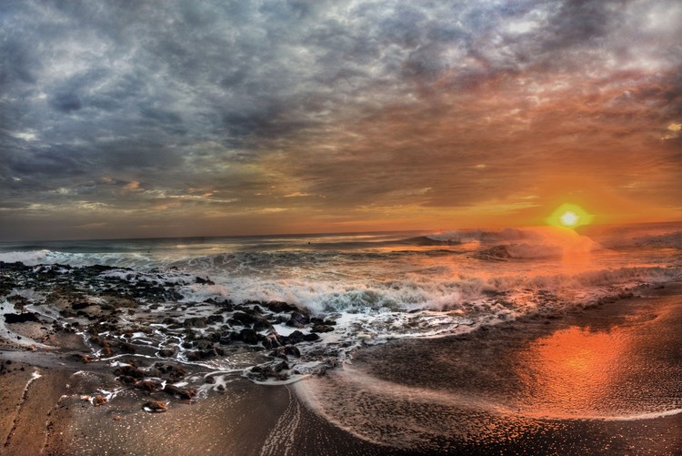 Morn at Bathtub beach