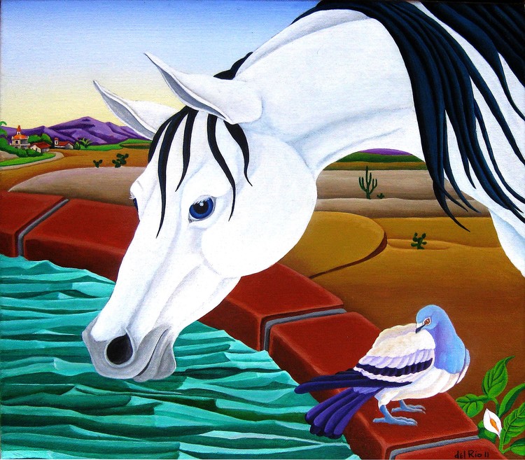  Drinking Horse