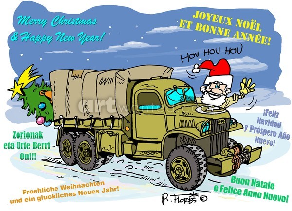 Santa comes with truck!