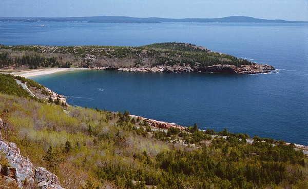 Sand Beach view from Gorham Mtn.