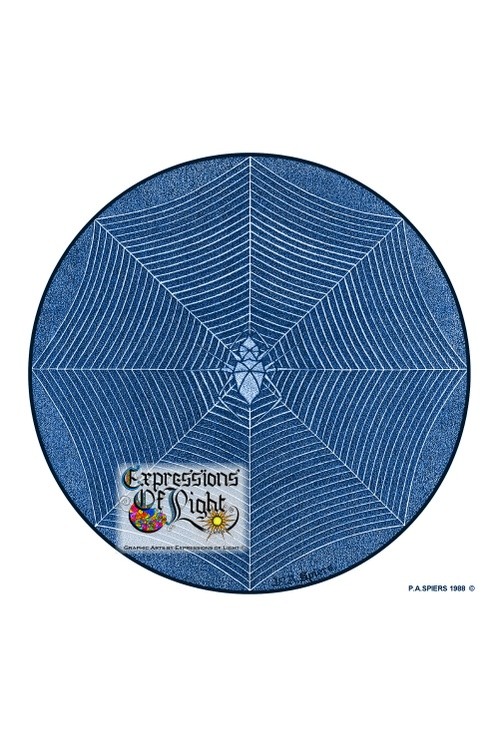 ExpoLight-Graphic-Arts-Spider-Web-1988-0001 (Pen-&-Ink-Blue-Sepia-SP)