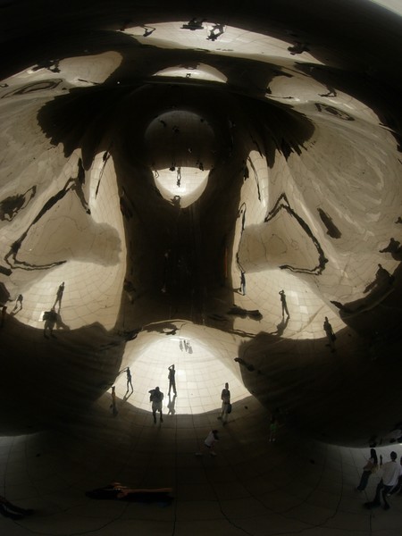 Effects through the sculpture