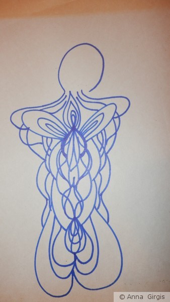 unfinished 1st layer drawing