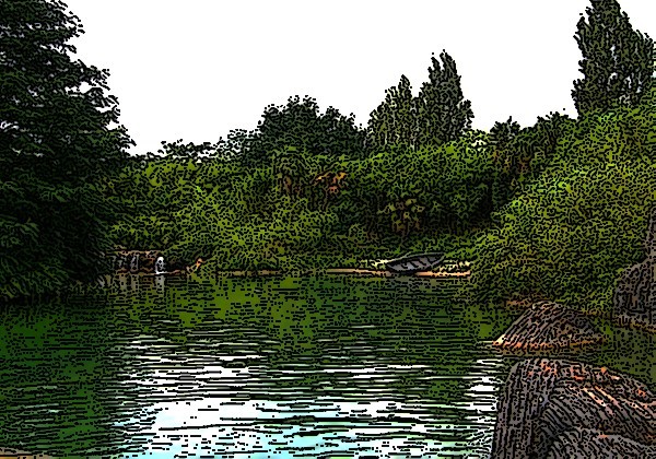Landscape digital painting
