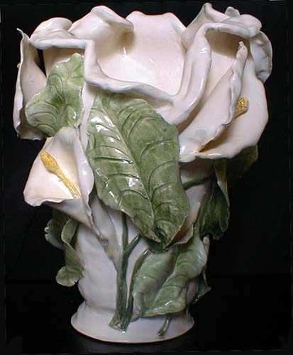 Calla lilies Vase