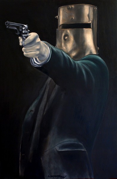 Ned Kelly oil painting
