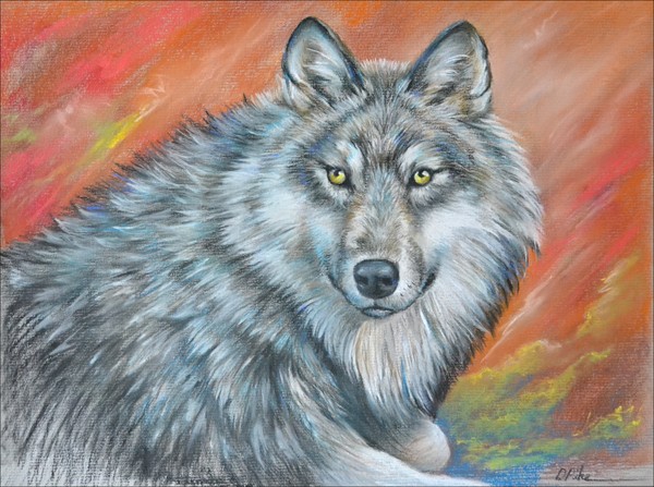 Autumn wolf