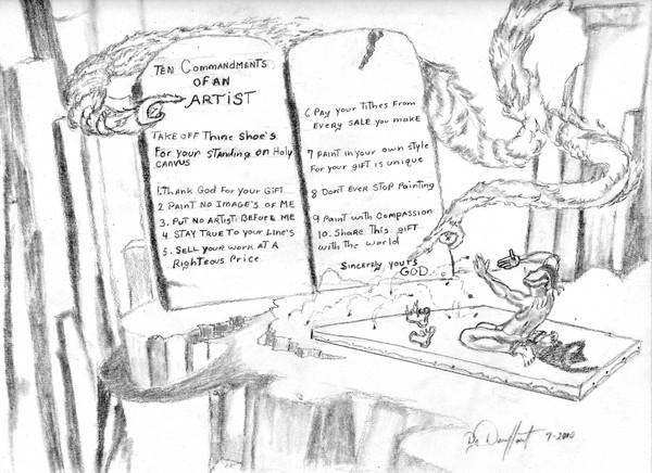 Ten Commandments Of an Artist