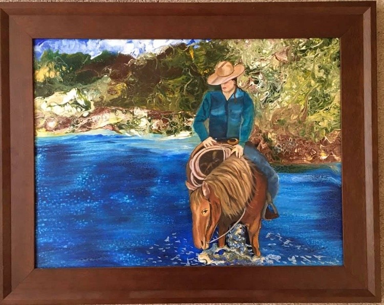 Cowgirl on the River